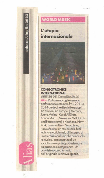 CONGOTRONICS INTERNATIONAL - Where's The One? . CD