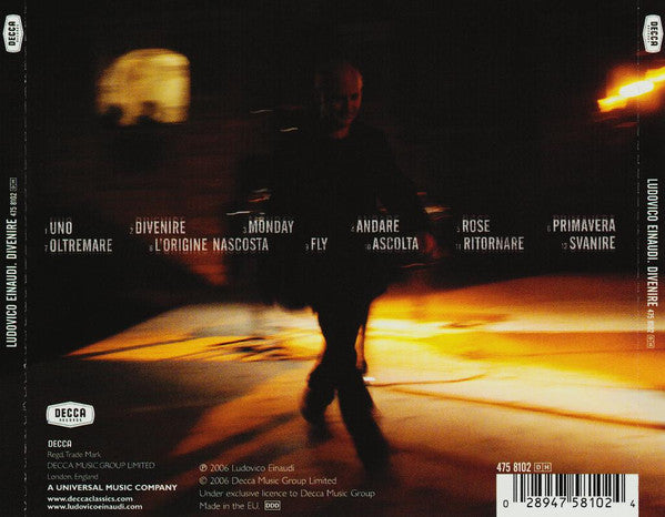 LUDOVICO EINAUDI - Divenire . CD