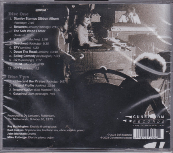 SOFT MACHINE - The Dutch Lesson . 2CD