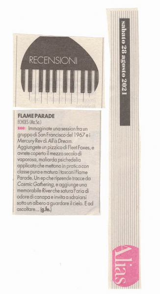 FLAME PARADE - Echoes . CD/EP