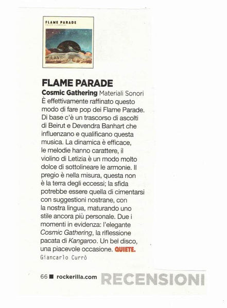 FLAME PARADE - Cosmic Gathering . CD