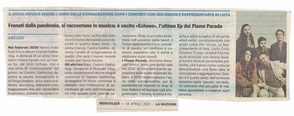 FLAME PARADE - Echoes . CD/EP