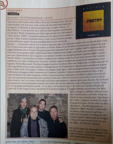 MILITIA - macdara (s) . CD
