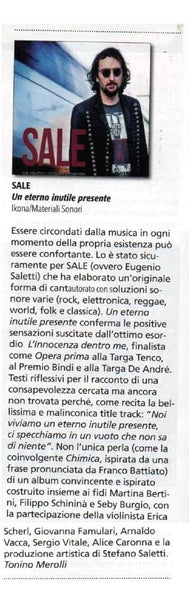 SALE - Un eterno inutile presente . CD