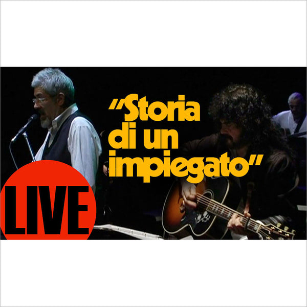 ALESSANDRO BENVENUTI & la BANDA IMPROVVISA - "Storia di un impiegato" di Fabrizio De André . DVD