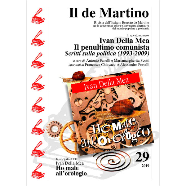V. A. - Il de Martino - Rivista n. 29 - 2019 . Book + CD