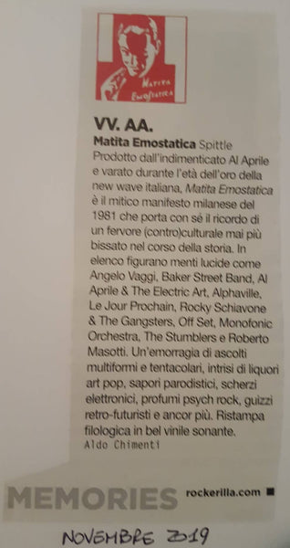 V. A. - Matita Emostatica . LP