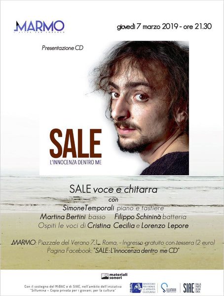 Presentazione di SALE . L'innocenza dentro me . CD