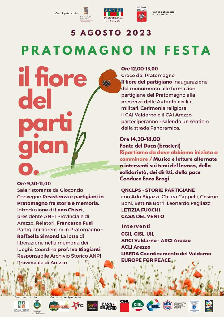 Il fiore del partigiano - Pratomagno (AR) > 05.08.2023