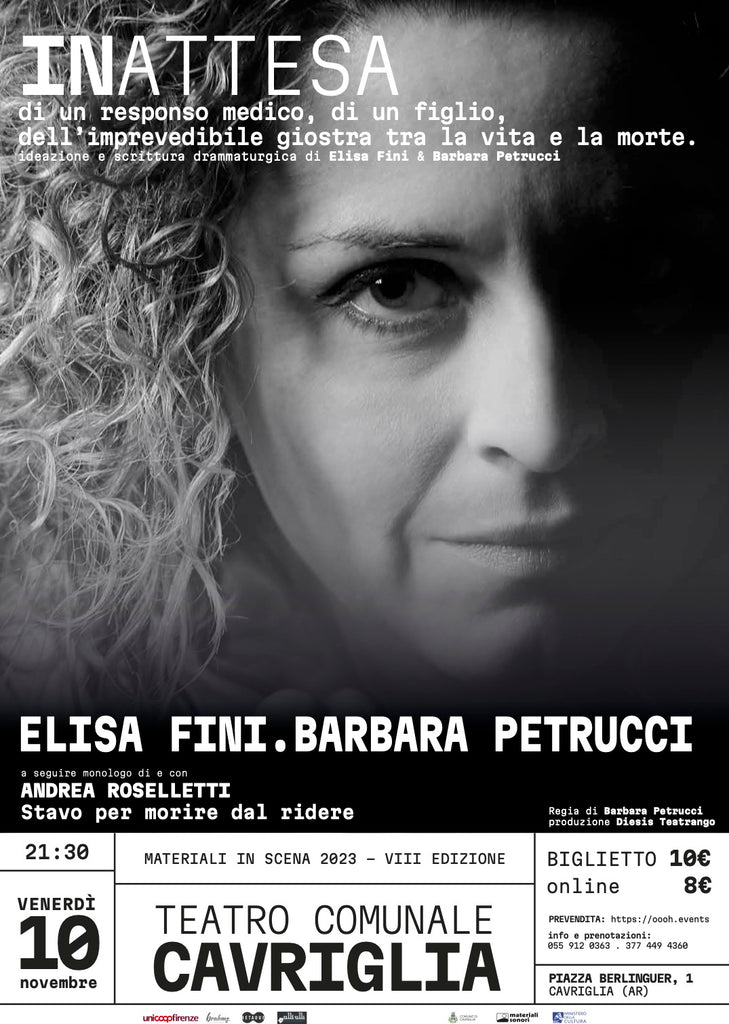 Materiali In Scena 2023 - Teatro di Cavriglia : ELISA FINI - BARBARA PETRUCCI in "INattesa" > 10.11.2023