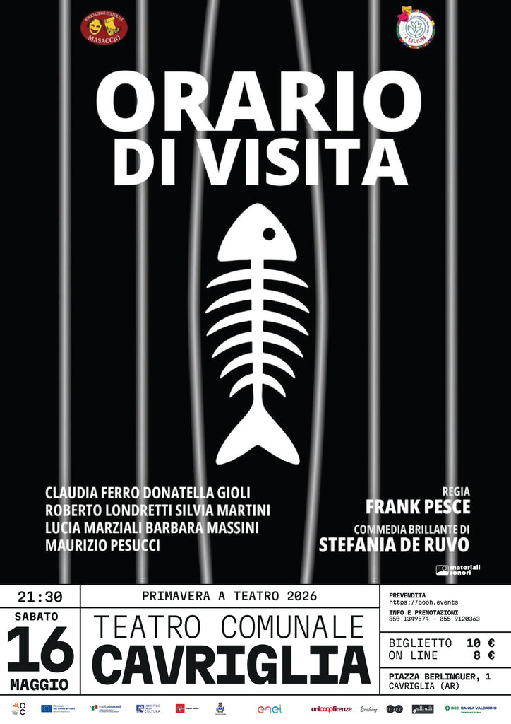 la Compagnia I Lilium con la commedia "Orario di visite" al Teatro di Cavriglia > 16.05.2026