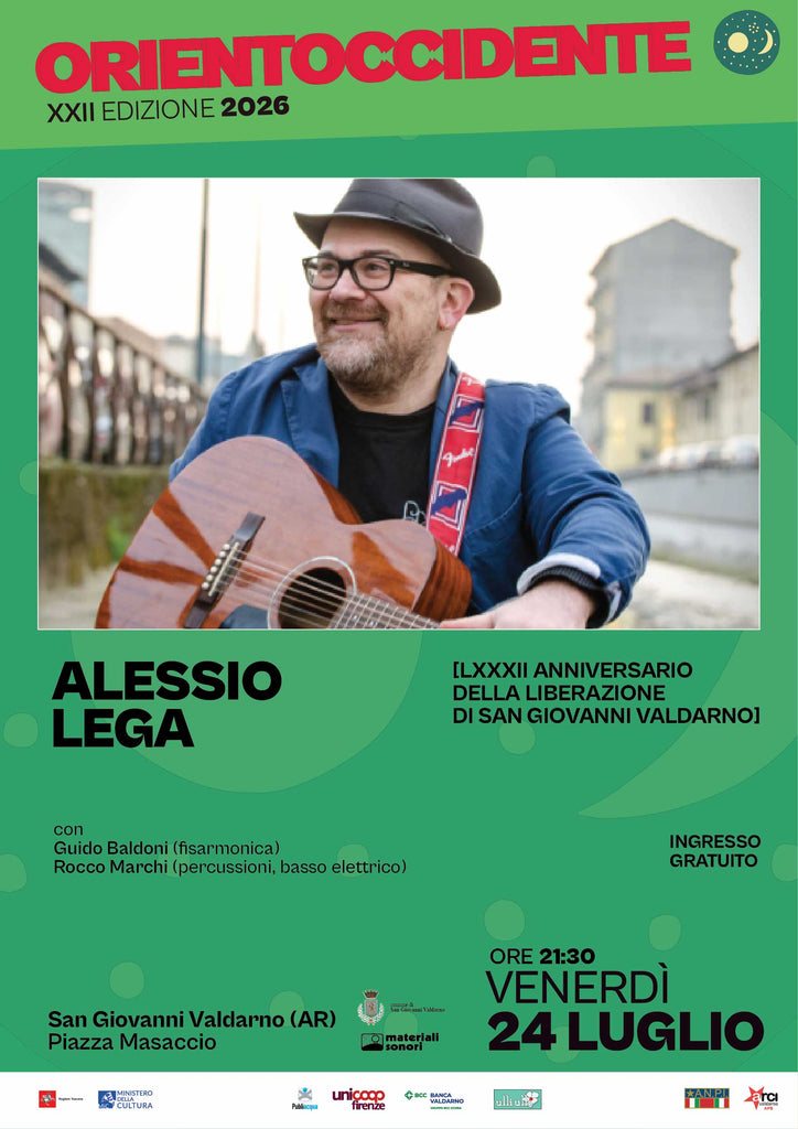 Orientoccidente 2026 > ALESSIO LEGA il piazza Masaccio e De SODA SISTERS a Ponte alle Forche - San Giovanni Valdarno (AR)