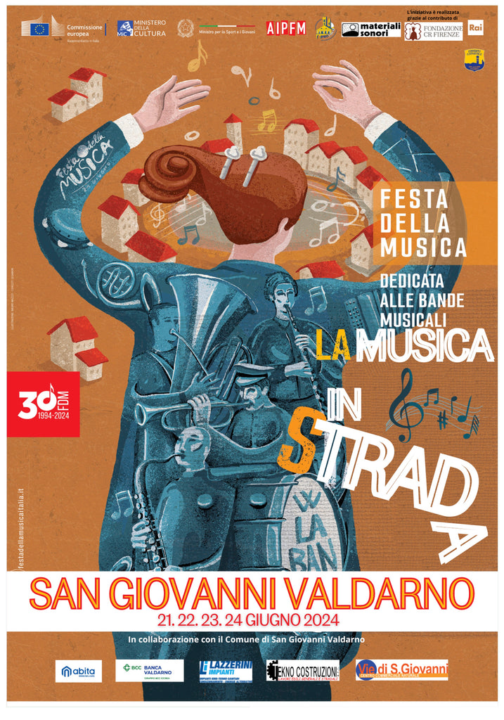 La seconda edizione della Festa della Musica a San Giovanni Valdarno (AR) > 21/22/23/24.06.2024