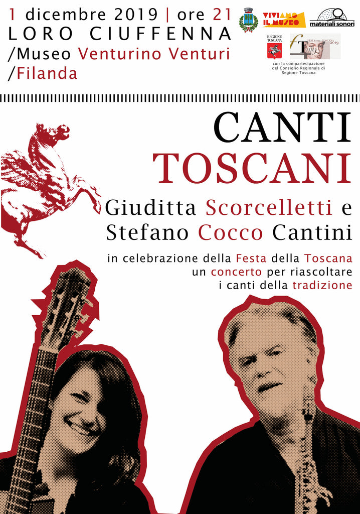 GIUDITTA SCORCELLETTI & STEFANO COCCO CANTINI : LORO CIUFFENNA (AR) > 01.12.2019 - ore 21.15