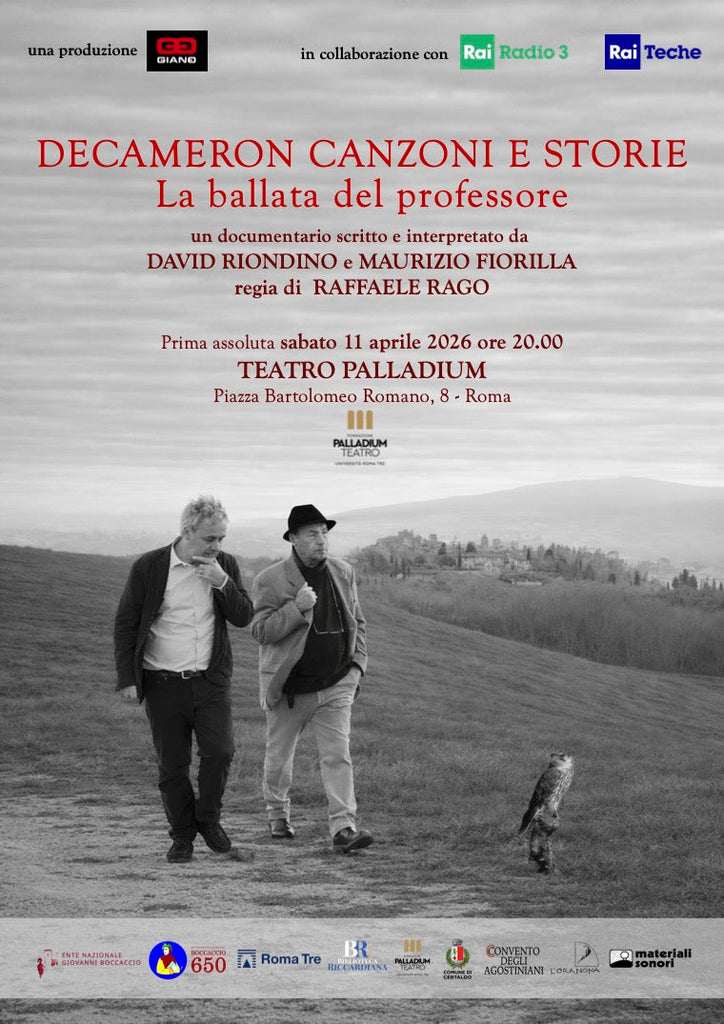"Decameron canzoni e storie" il film di David Riondino e Maurizio Fiorilla. Roma - Teatro Palladium > 11.04.2026