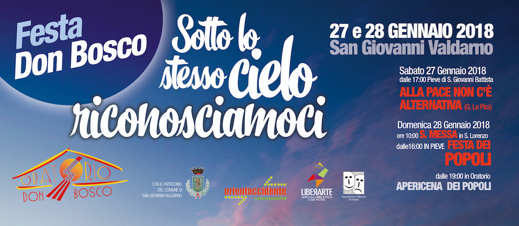 la FESTA DEI POPOLI a San Giovanni Valdarno (AR) > 28.01.2018