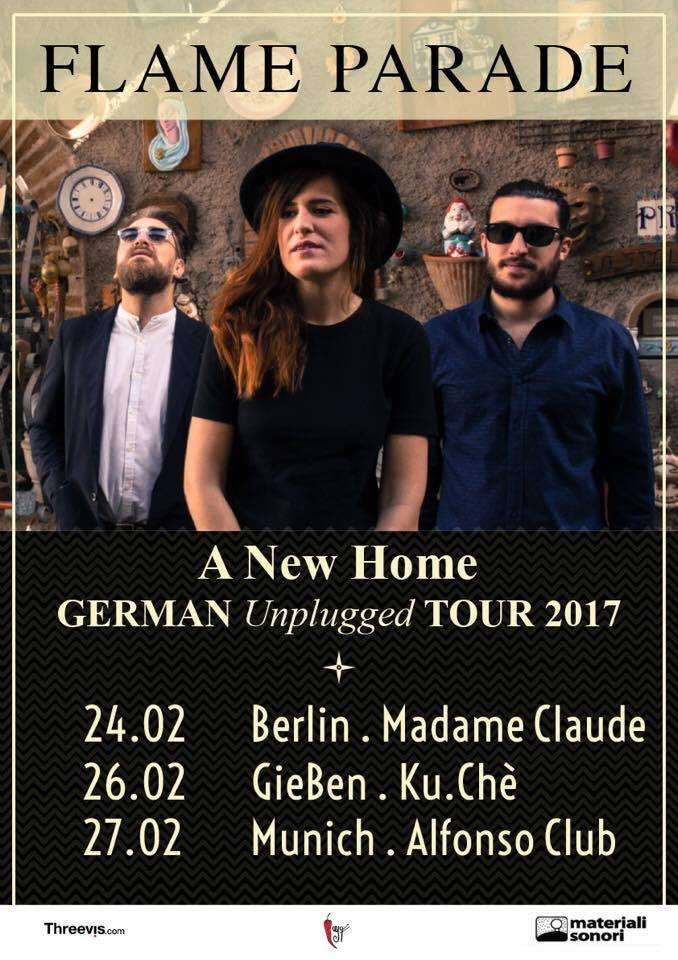 Tour acustico di FLAME PARADE in Germania