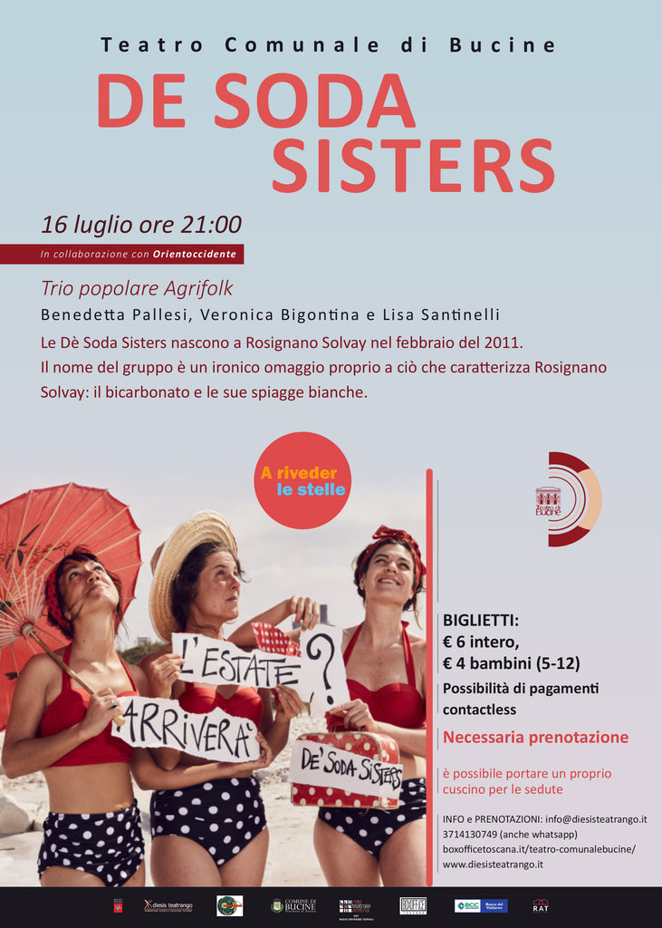 Orientoccidente 2021 > le imprevedibili DE SODA SISTERS a BUCINE > 16.07.2021