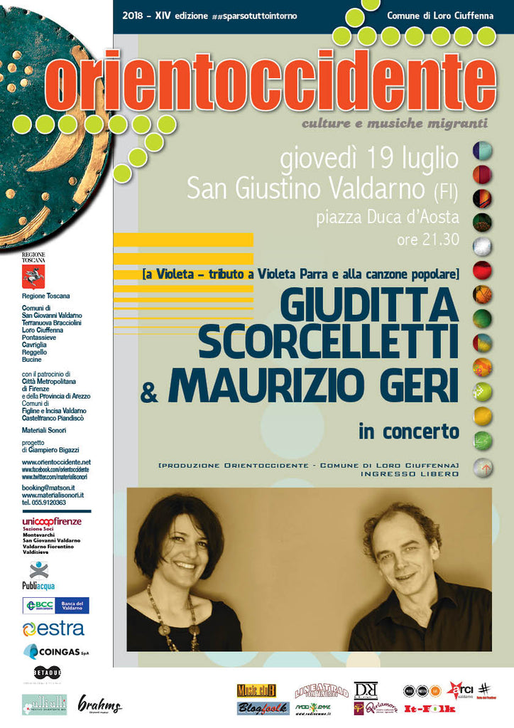 Orientoccidente 2018 > GIUDITTA SCORCELLETTI & MAURIZIO GERI - San Giustino Valdarno (AR) > 1.07.2018