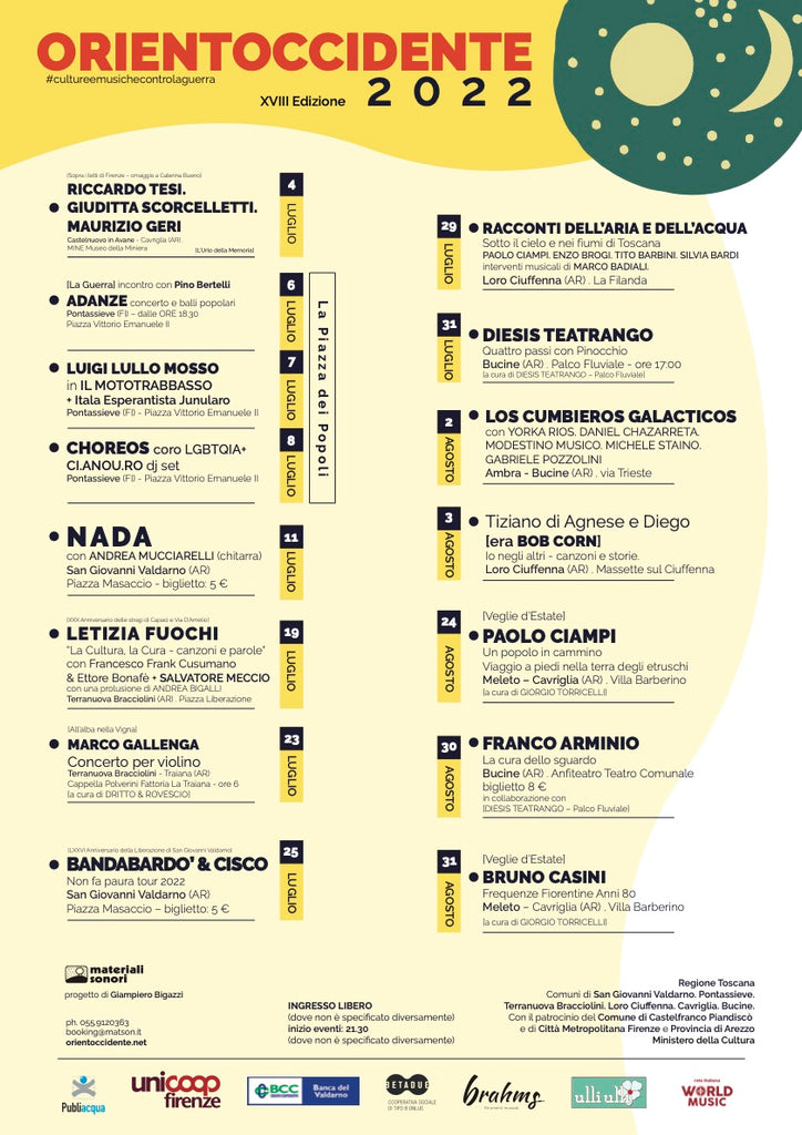 Orientoccidente 2022 - XVIII edizione