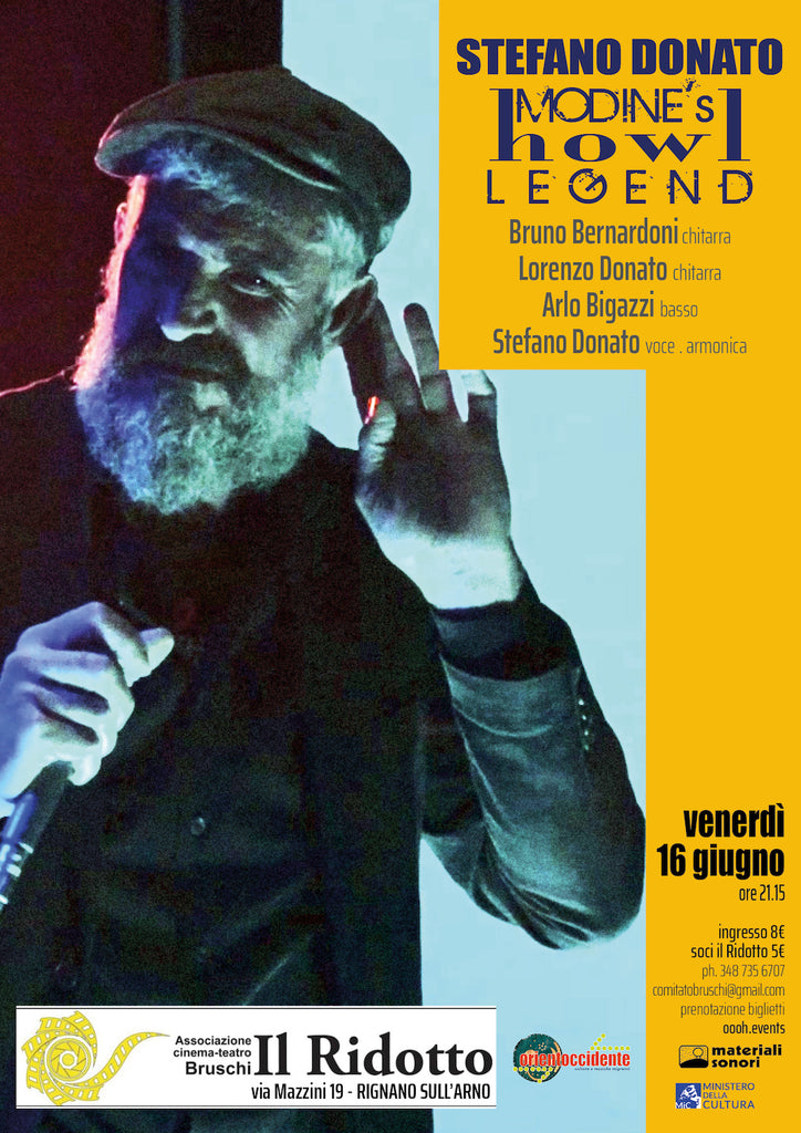 Ridotto del Teatro Bruschi di Rignano Sull'Arno (FI) : il concerto di MODINE'S HOWL LEGEND > 16.06.2023