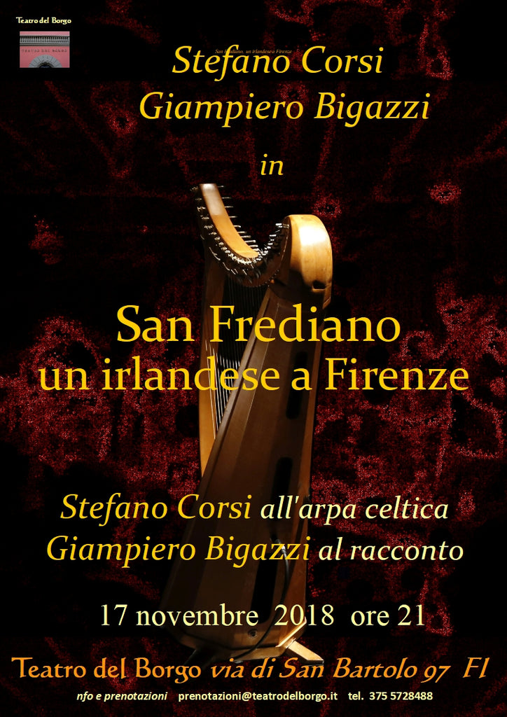 "San Frediano, un irlandese a Firenze" con Stefano Corsi di Whisky Trail e Giampiero Bigazzi - FIRENZE . Teatro del Borgo > 17.11.2018