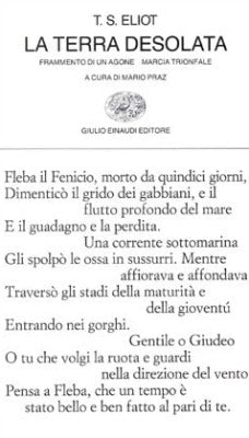 T. S. ELIOT - La lettera desolata - Frammento di un agone - Marcia trionfale . Book