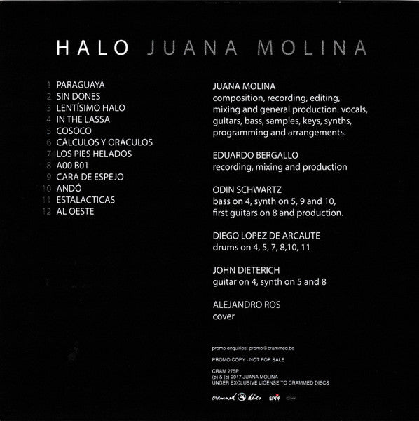 JUANA MOLINA - Halo . CD sleeve