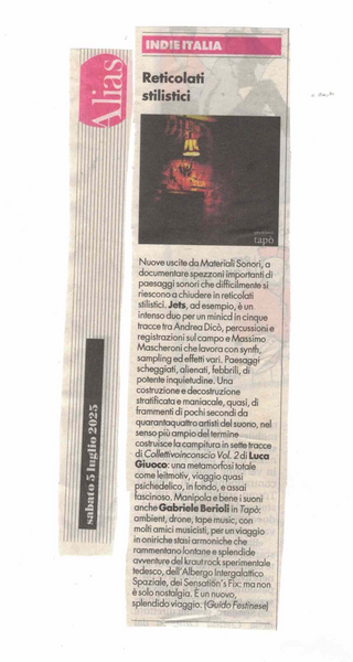 GABRIELE BERIOLI - tapò . CD