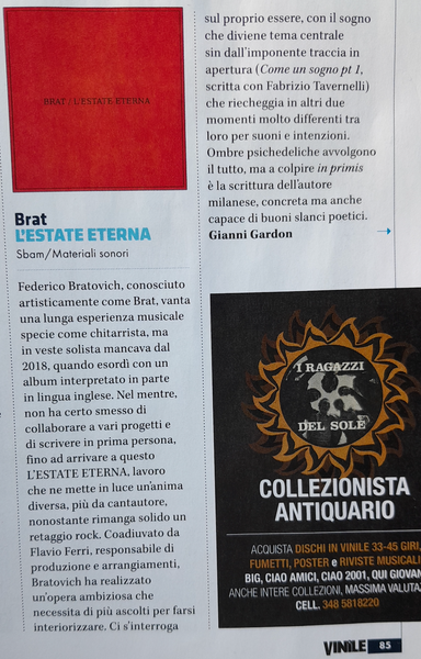 BRAT - L'estate eterna . CD