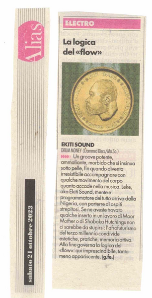 EKITI SOUND - Drum Money . CD