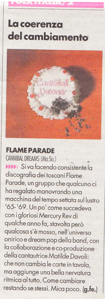 FLAME PARADE - Cannibal Dreams . LP