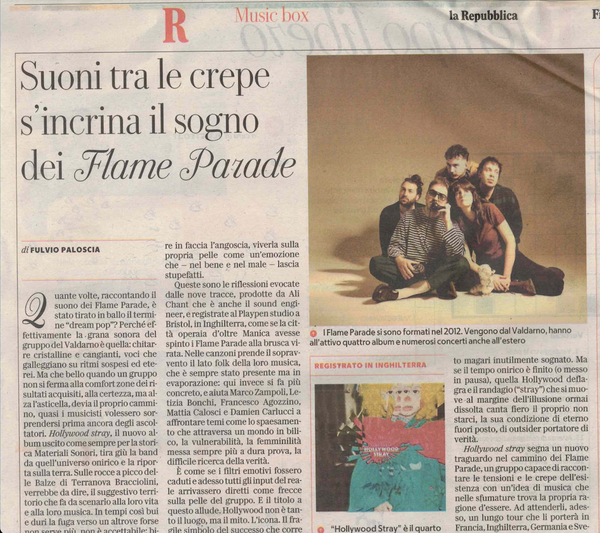 FLAME PARADE - Hollywood Stray . CD