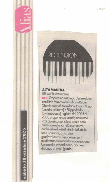 ALTA MADERA - Alta Madera . CD