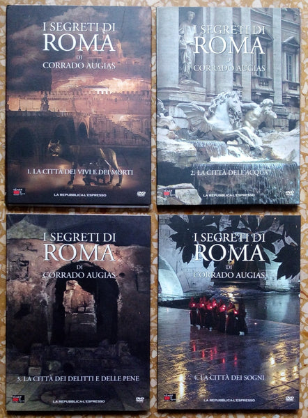 CORRADO AUGIAS - I segreti di Roma . 4DVD