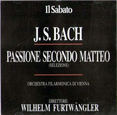 J.S. BACH - Passione secondo Matteo . CD