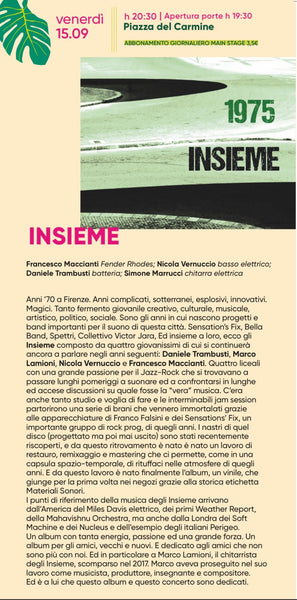 INSIEME - 1975 . LP