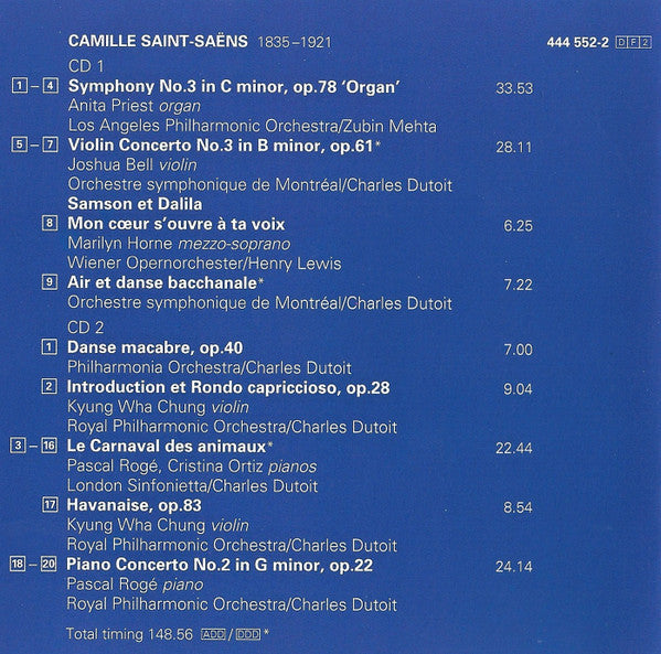 CAMILLE SAINT-SAENS - The Essenzial Saint-Saens . 2CD