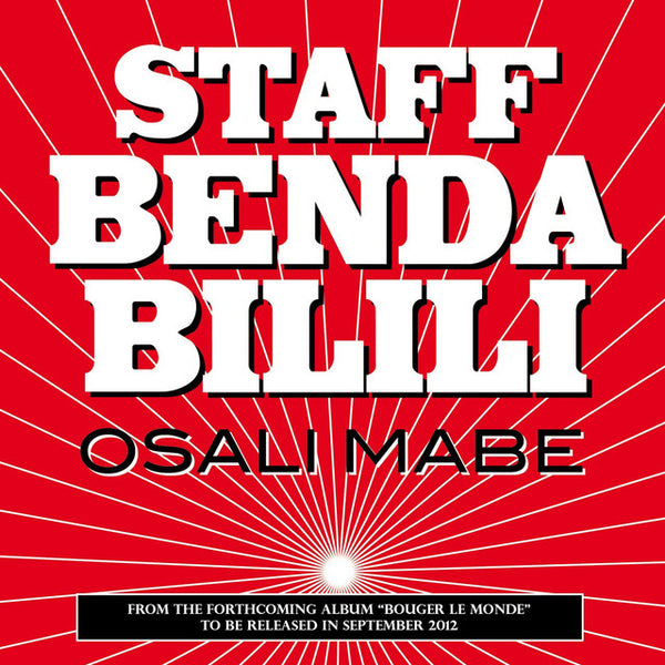 STAFF BENDA BILLI - Osali Mabe . CD promo