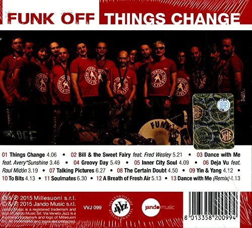 FUNK OFF - Things Change . CD