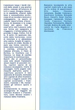 OTOS GABOS . OMAR MARTINI . MASSIMO SEMERANO a cura di - Frontiera - romanzo incompiuto in otto capitoli . Comic Book