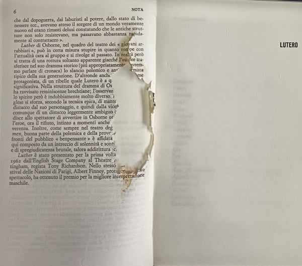 JOHN OSBURNE - Lutero . Book