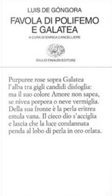 LUIS DE GONGORA - Favola di Polifemo e Galatea . Book