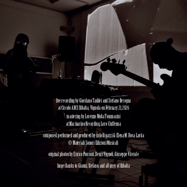 ARLO BIGAZZI . ELENA M. ROSA LAVITA - Live @ Ribalta - a bootleg . CD