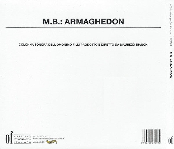 M. B. [ MAURIZIO BIANCHI ] - Armaghedon . CD