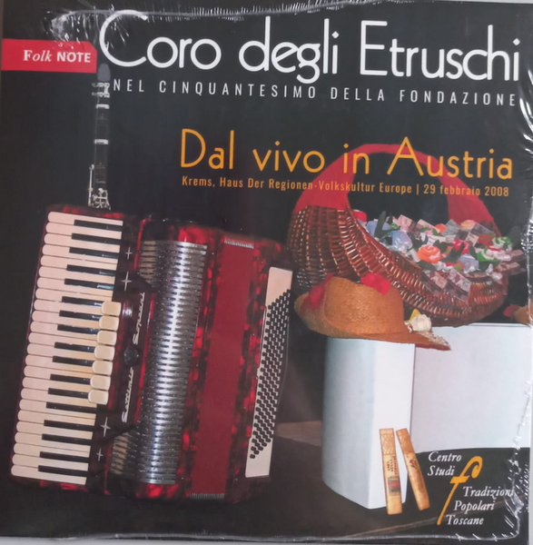 CORO DEGLI ETRUSCHI - Dal vivo in Australia . CD sleeve