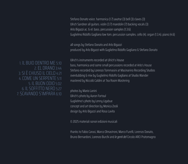 STEFANO DONATO with ULRICH SANDNER & ARLO BIGAZZI - feat GUGLIELMO RIDOLFO GAGLIANO - Canzoni dallo scaleo . CD