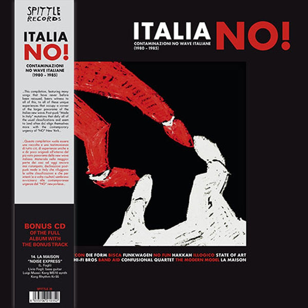 V. A. - ITALIA NO! (Contaminazioni No Wave Italiane 1980-1985) . LP + CD
