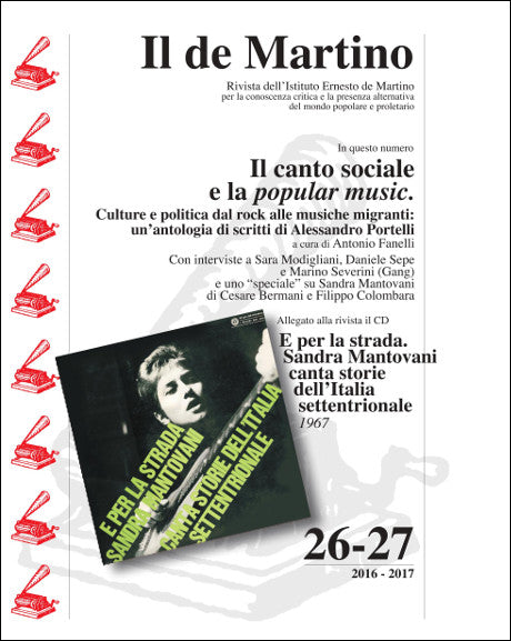 V. A. - Il De Martino - Rivista n. 26/27 - 2016/2017 . Book + CD