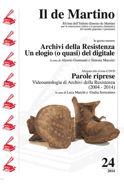 V. A. - Il de Martino - Rivista n. 24 - 2014 . Book + DVD